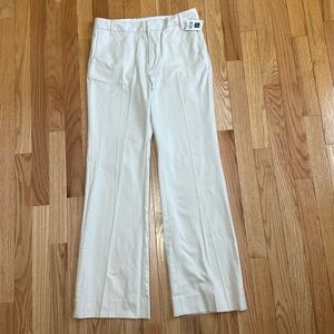 GAP Cream Boot Cut Pants
